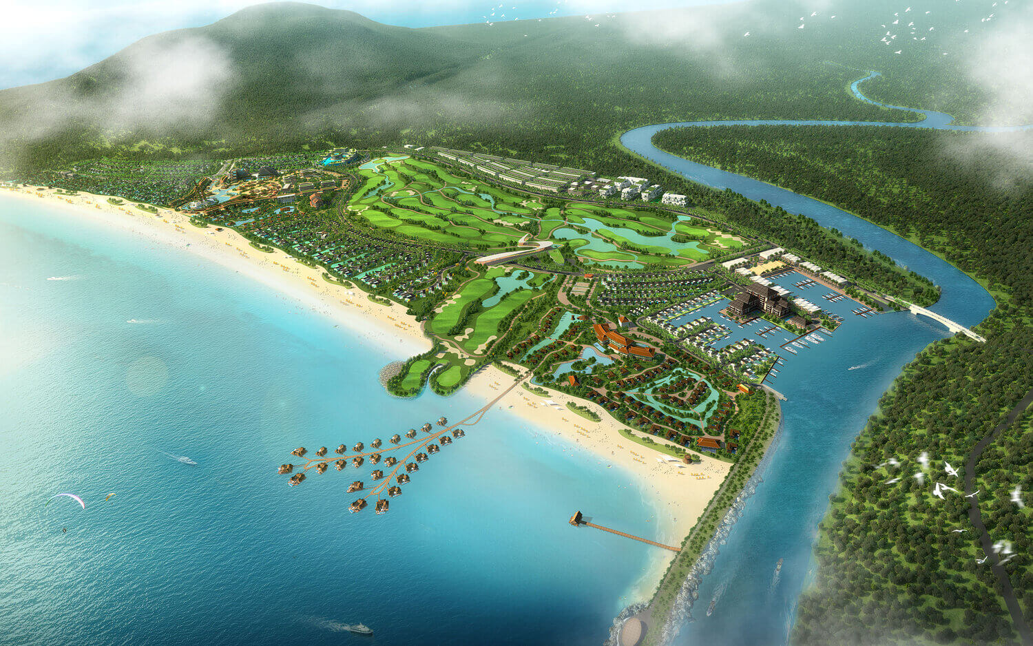 Phối cảnh dự án City Land Forest Bay Phú Quốc