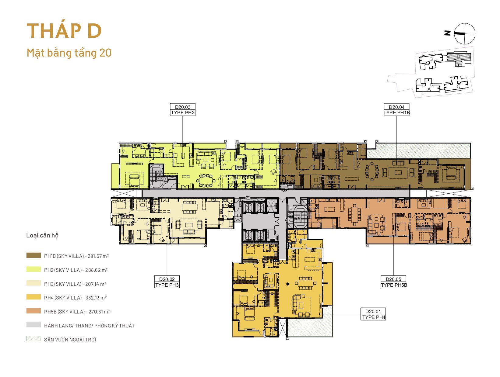 Mặt bằng Block D